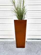 Load image into Gallery viewer, Corten Steel Tapered Planter