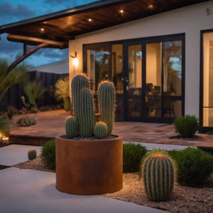 Corten Steel Cylinder Planters -COMING SOON- Pre-order available now