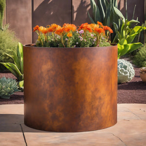 Corten Steel Cylinder Planters -COMING SOON- Pre-order available now
