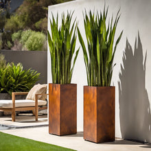 Load image into Gallery viewer, Corten Steel Column Planters - FREE SHIPPING!
