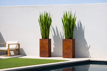 Load image into Gallery viewer, Corten Steel Column Planters - FREE SHIPPING!