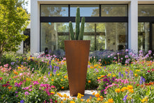 Load image into Gallery viewer, Corten Steel Tapered Planter - FREE SHIPPING!