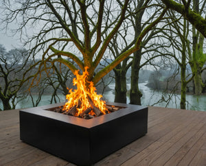 Square Corten Fire Pit - FREE SHIPPING