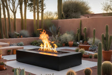 Load image into Gallery viewer, Rectangular Steel Fire Pit - FREE SHIPPING!