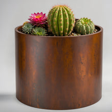 Load image into Gallery viewer, Corten Steel Cylinder Planters -COMING SOON- Pre-order available now