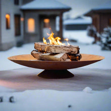 Load image into Gallery viewer, Corten Steel Fire Pit, Bowl, Water Bowl*, and Planter Bowl - FREE SHIPPING
