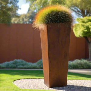 Corten Steel Tapered Planter - FREE SHIPPING!