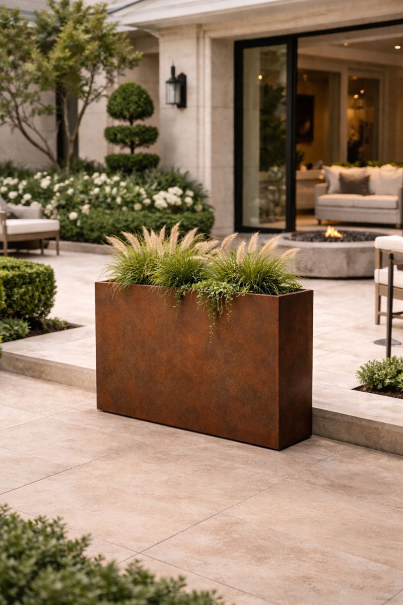 Corten Steel Edge Planters