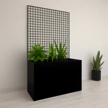 Load image into Gallery viewer, Steel Edge Planter with Trellis - FREE SHIPPING!