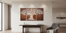 Load image into Gallery viewer, Laser-Cut Tree of Life Corten Steel Modular Panel Set - FREE SHIPPING