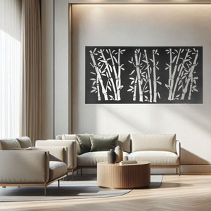 Laser-Cut Bamboo Panel - FREE SHIPPING