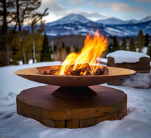 Load image into Gallery viewer, Corten Steel Fire Bowl - FREE SHIPPING