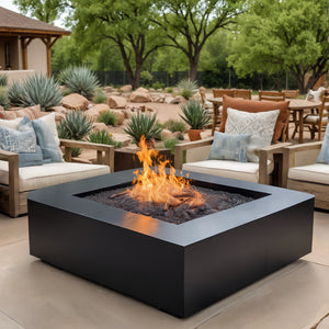 Square Corten Fire Pit - FREE SHIPPING