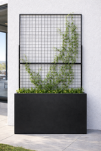 Load image into Gallery viewer, Steel Edge Planter with Trellis - FREE SHIPPING!