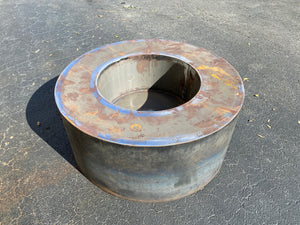 Circular Corten Steel Fire Pit