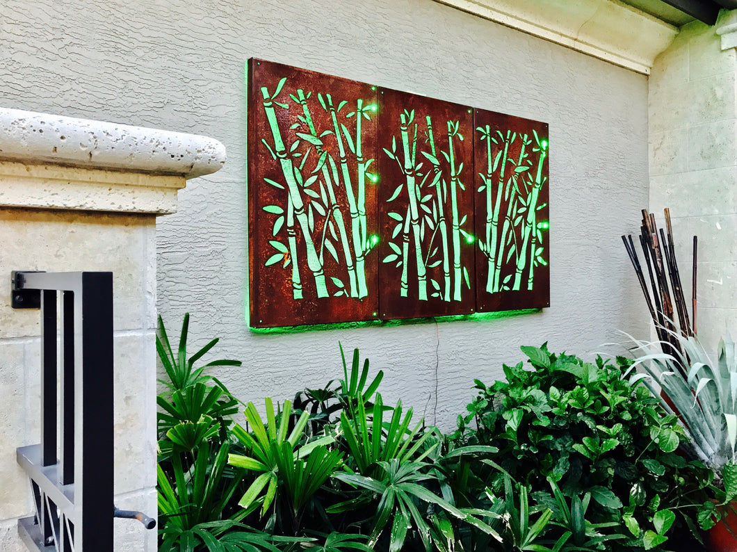 Laser-Cut Bamboo Panel - FREE SHIPPING